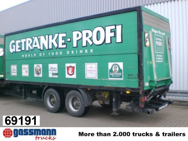 Kögel ZFHB 18, Böse Getränkekoffer, BÄR LBW - Prikolica sa zatvorenim sandukom: slika 1 Kögel ZFHB 18, Böse Getränkekoffer, BÄR LBW - Prikolica sa zatvorenim sandukom: slika 1