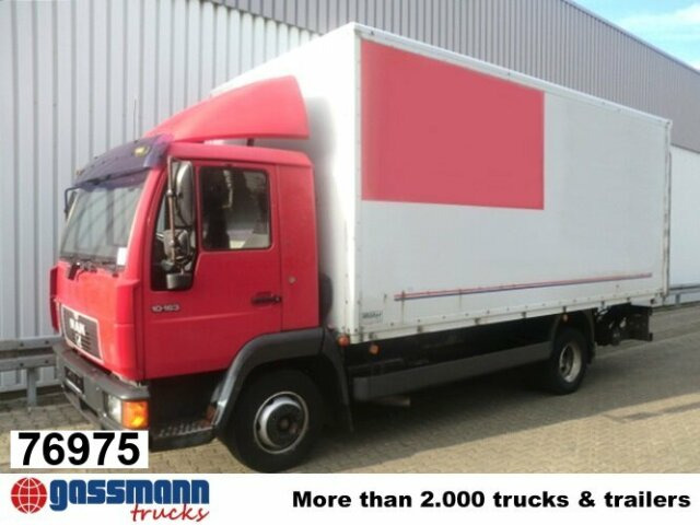 MAN L35 10.163 4x2 - Kamion sa zatvorenim sandukom: slika 1 MAN L35 10.163 4x2 - Kamion sa zatvorenim sandukom: slika 1