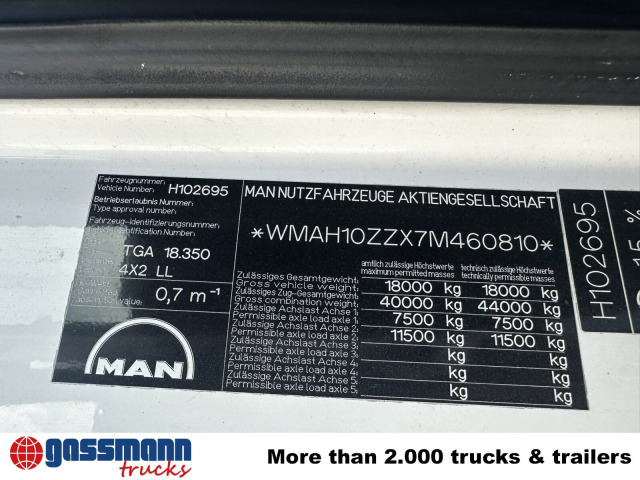 MAN TGA 18.350 4x2 LL, Fahrschulausstattung - Kamion sa zatvorenim sandukom: slika 2 MAN TGA 18.350 4x2 LL, Fahrschulausstattung - Kamion sa zatvorenim sandukom: slika 2
