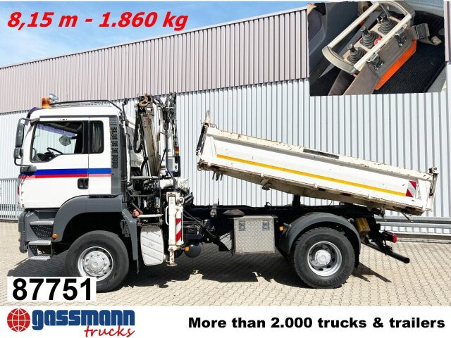 MAN TGA 18.440 4x4 BB mit Kran Atlas AK 165.2E, Funk - Istovarivač, Kamion sa dizalicom: slika 1 MAN TGA 18.440 4x4 BB mit Kran Atlas AK 165.2E, Funk - Istovarivač, Kamion sa dizalicom: slika 1