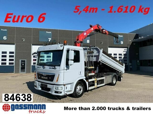 MAN TGL 12.180 4X2 BL mit Kran HMF 900-K1 - Istovarivač, Kamion sa dizalicom: slika 1 MAN TGL 12.180 4X2 BL mit Kran HMF 900-K1 - Istovarivač, Kamion sa dizalicom: slika 1