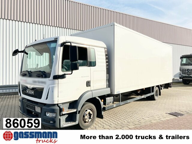 MAN TGL 12.220 4X2 BL mit Dhollandia LBW - Kamion sa zatvorenim sandukom: slika 1 MAN TGL 12.220 4X2 BL mit Dhollandia LBW - Kamion sa zatvorenim sandukom: slika 1