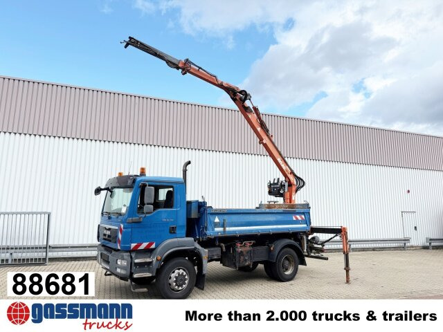 MAN TGM 18.290 4X4 BB, EEV, Heckkran Atlas AK - Istovarivač, Kamion sa dizalicom: slika 1 MAN TGM 18.290 4X4 BB, EEV, Heckkran Atlas AK - Istovarivač, Kamion sa dizalicom: slika 1