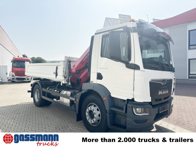 Novu Istovarivač, Kamion sa dizalicom MAN TGM 18.320 4x2, Kran HMF 1320 K3, Funk: slika 9