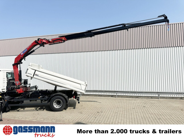 Novu Istovarivač, Kamion sa dizalicom MAN TGM 18.320 4x2, Kran HMF 1320 K3, Funk: slika 12