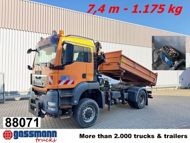 MAN TGS 18.320 4x4 BL, Wechselsystem, - Istovarivač, Kamion sa dizalicom: slika 1 MAN TGS 18.320 4x4 BL, Wechselsystem, - Istovarivač, Kamion sa dizalicom: slika 1