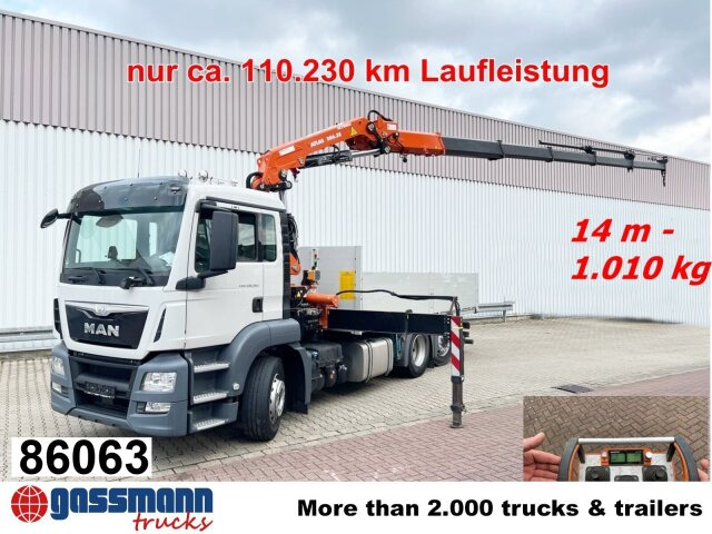 MAN TGS 26.360/400 6x2-4 BL, Lenk-/Lift, Kran Atlas - Kamion sa tovarnim sandukom, Kamion sa dizalicom: slika 1 MAN TGS 26.360/400 6x2-4 BL, Lenk-/Lift, Kran Atlas - Kamion sa tovarnim sandukom, Kamion sa dizalicom: slika 1