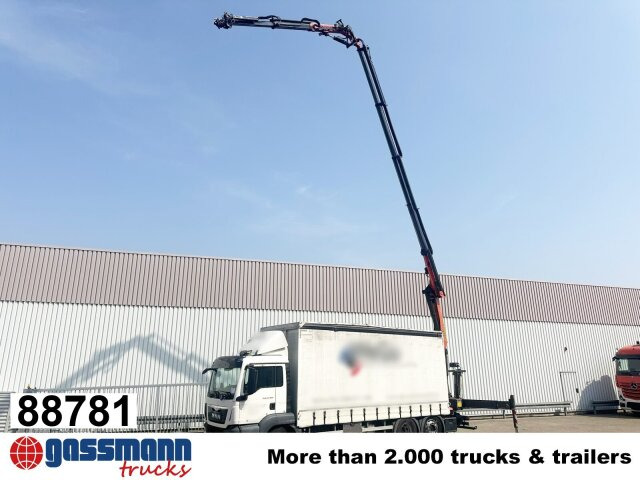 MAN TGS 26.400 6x2-4 LL, Lenk-/Lift, Edscha, - Kamion sa tovarnim sandukom, Kamion sa dizalicom: slika 1 MAN TGS 26.400 6x2-4 LL, Lenk-/Lift, Edscha, - Kamion sa tovarnim sandukom, Kamion sa dizalicom: slika 1