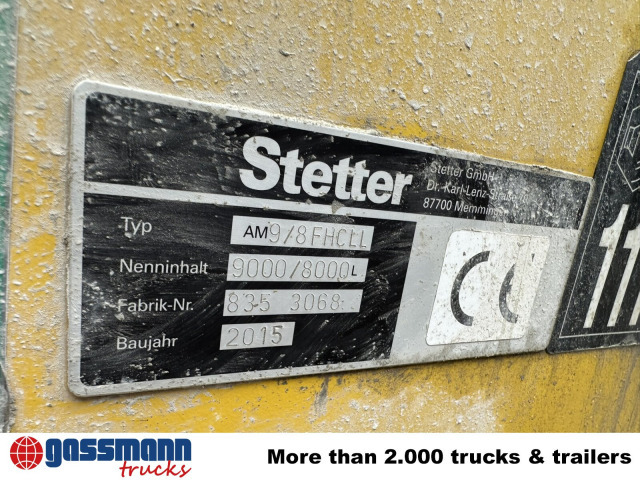 MAN TGS 32.400 8x4 BB, Stetter ca. 9m³ - Mikser za beton: slika 5 MAN TGS 32.400 8x4 BB, Stetter ca. 9m³ - Mikser za beton: slika 5