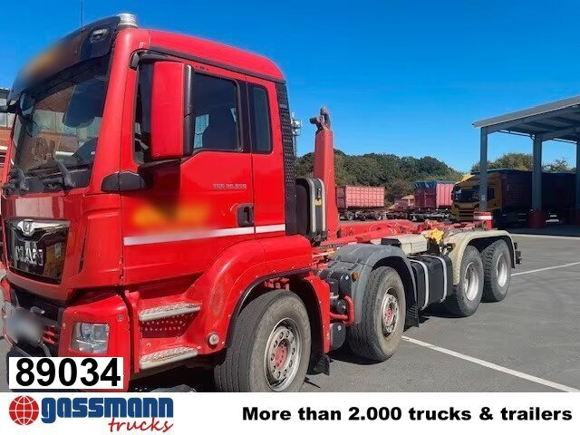 MAN TGS 35.500 8x4 BB, Pritarder, Meiller RK 30.65 - Kamion sa hidrauličnom kukom: slika 1 MAN TGS 35.500 8x4 BB, Pritarder, Meiller RK 30.65 - Kamion sa hidrauličnom kukom: slika 1