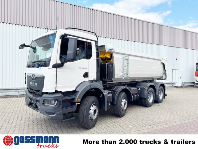 Novu Kamion sa golom šasijom i zatvorenom kabinom MAN TGS 41.440/480 8x4 BB, Mulde ca. 16m³ mit: slika 8