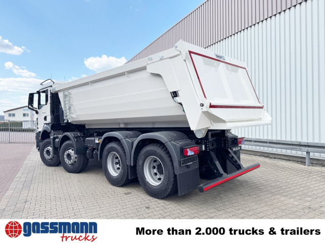 Novu Kamion sa golom šasijom i zatvorenom kabinom MAN TGS 41.440/480 8x4 BB, Mulde ca. 16m³ mit: slika 13