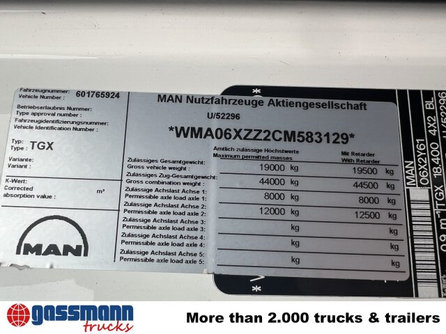 Kamion sa tovarnim sandukom MAN TGX 18.400 4X2 BL, Fahrschule, 2x AHK, 6 Sitzer: slika 14