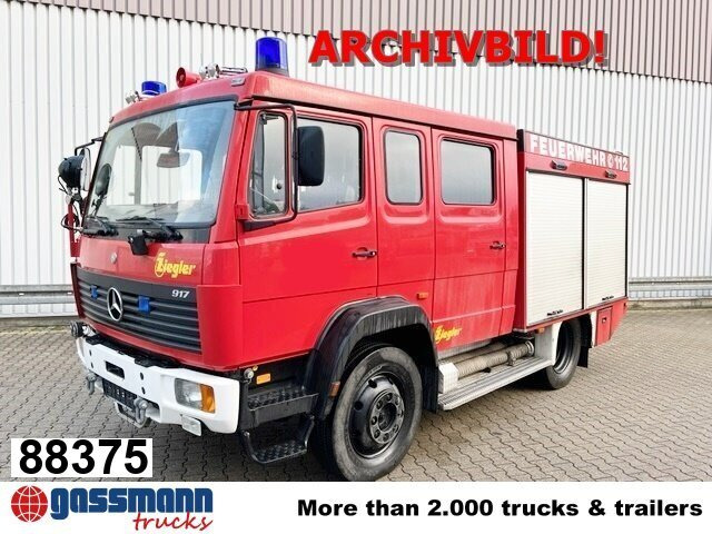 Mercedes-Benz 1124 AF 4x4 Doka, TLF 16/25 - Vozilo hitne pomoći: slika 1 Mercedes-Benz 1124 AF 4x4 Doka, TLF 16/25 - Vozilo hitne pomoći: slika 1