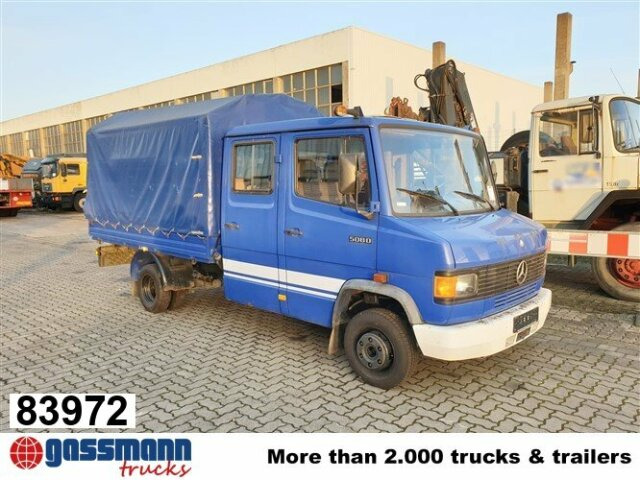 Mercedes-Benz 508 D 4x2 Doka, EX-THW - Kamion sa tovarnim sandukom: slika 1 Mercedes-Benz 508 D 4x2 Doka, EX-THW - Kamion sa tovarnim sandukom: slika 1