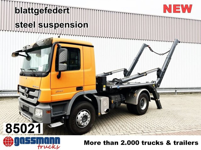 Mercedes-Benz Actros 2141 K 4x2, Tele-Absetzer - Kamion za utovaranje kontejnera: slika 1 Mercedes-Benz Actros 2141 K 4x2, Tele-Absetzer - Kamion za utovaranje kontejnera: slika 1