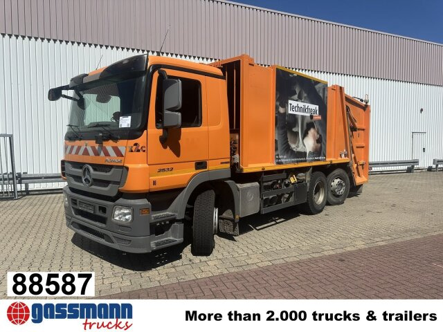 Mercedes-Benz Actros 2532/41 L 6x2, EEV, Lenkachse, Haller X2C - Kamion za smeće: slika 1 Mercedes-Benz Actros 2532/41 L 6x2, EEV, Lenkachse, Haller X2C - Kamion za smeće: slika 1
