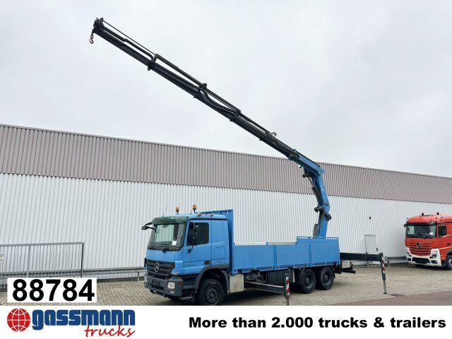 Mercedes-Benz Actros 2741 L 6x4, Twist-Lock ausz. auf 3m, - Kamion sa tovarnim sandukom, Kamion sa dizalicom: slika 1 Mercedes-Benz Actros 2741 L 6x4, Twist-Lock ausz. auf 3m, - Kamion sa tovarnim sandukom, Kamion sa dizalicom: slika 1