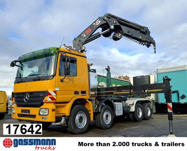 Mercedes-Benz Actros 4146 K 8x4/4, Retarder, Kran Hiab XS 477 - Kamion sa hidrauličnom kukom, Kamion sa dizalicom: slika 1 Mercedes-Benz Actros 4146 K 8x4/4, Retarder, Kran Hiab XS 477 - Kamion sa hidrauličnom kukom, Kamion sa dizalicom: slika 1