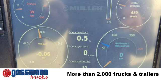 Mercedes-Benz Arocs 1843 L 4x2, Müller Canalmaster ca. 8m³, - Autočistilica: slika 2 Mercedes-Benz Arocs 1843 L 4x2, Müller Canalmaster ca. 8m³, - Autočistilica: slika 2