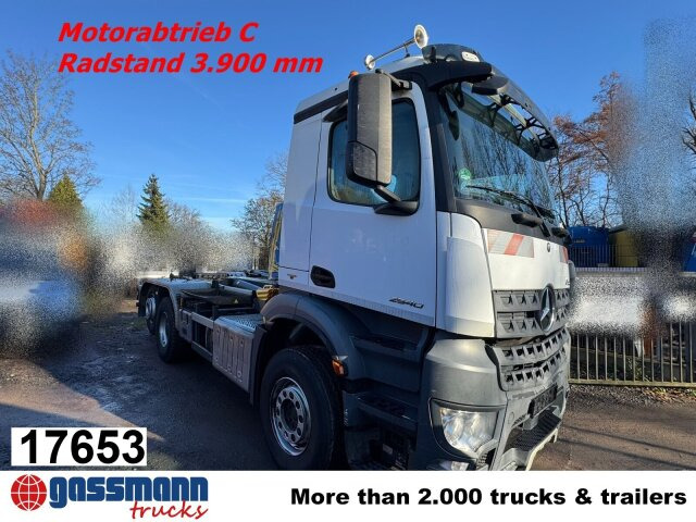 Mercedes-Benz Arocs 2540 L / 6x2, VDL Abrollanlage S 21-5200 - Kamion sa hidrauličnom kukom: slika 1 Mercedes-Benz Arocs 2540 L / 6x2, VDL Abrollanlage S 21-5200 - Kamion sa hidrauličnom kukom: slika 1