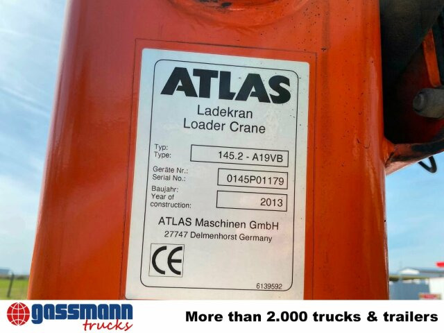 Mercedes-Benz Arocs 2545 L/6x2/4, Atlas Kran, 145.2-A19 VB, - Kamion sa tovarnim sandukom, Kamion sa dizalicom: slika 2 Mercedes-Benz Arocs 2545 L/6x2/4, Atlas Kran, 145.2-A19 VB, - Kamion sa tovarnim sandukom, Kamion sa dizalicom: slika 2