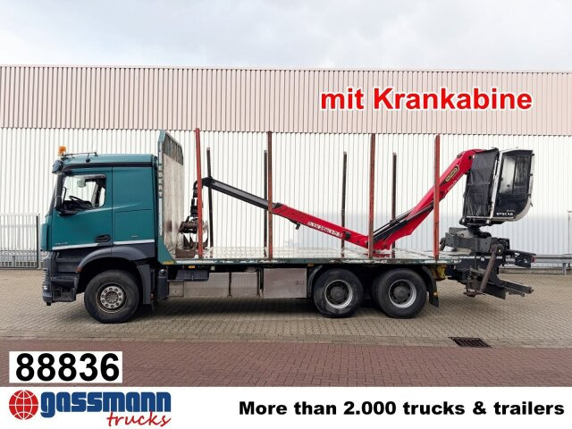 Mercedes-Benz Arocs 2648 6x4 mit Heckkran Epsilon M12Z83, - Šticar, Kamion sa dizalicom: slika 1 Mercedes-Benz Arocs 2648 6x4 mit Heckkran Epsilon M12Z83, - Šticar, Kamion sa dizalicom: slika 1