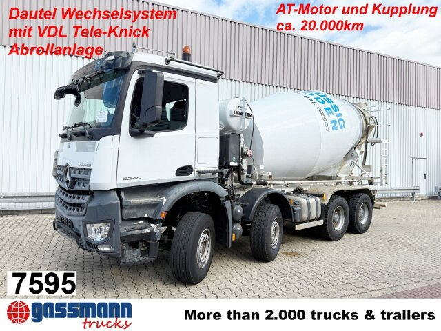 Mercedes-Benz Arocs 3240 8x4, 9 cbm Liebherr HTM 904 F - Mikser za beton: slika 1 Mercedes-Benz Arocs 3240 8x4, 9 cbm Liebherr HTM 904 F - Mikser za beton: slika 1