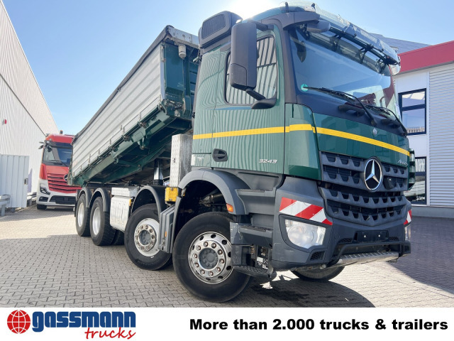 Istovarivač Mercedes-Benz Arocs 3243 K 8x4, Ressenig Thermo Alukipper 3-S: slika 8