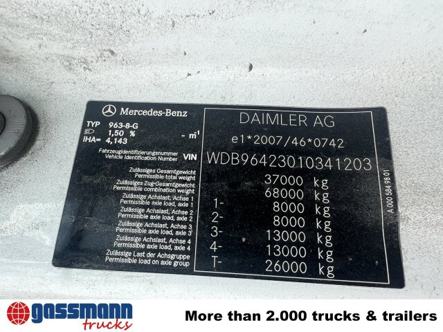 Mercedes-Benz Arocs 3253 K 8x4/4, Retarder, Stahlmulde ca. - Kiper: slika 2 Mercedes-Benz Arocs 3253 K 8x4/4, Retarder, Stahlmulde ca. - Kiper: slika 2