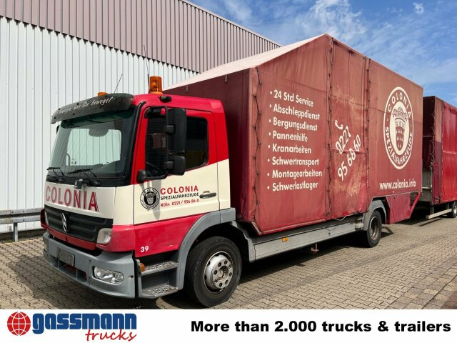 Kamion sa ceradom Mercedes-Benz Atego 1223 L 4x2, Kompl. Zug, Lift- &: slika 9