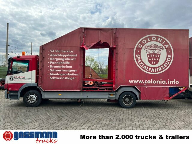 Kamion sa ceradom Mercedes-Benz Atego 1223 L 4x2, Kompl. Zug, Lift- &: slika 8