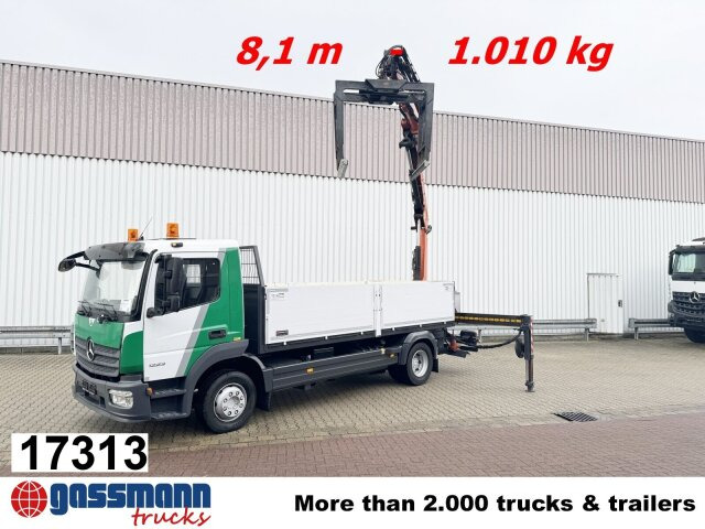 Mercedes-Benz Atego 1223 L 4x2 mit Heckkran Atlas 88.3-A2L, - Kamion sa tovarnim sandukom, Kamion sa dizalicom: slika 1 Mercedes-Benz Atego 1223 L 4x2 mit Heckkran Atlas 88.3-A2L, - Kamion sa tovarnim sandukom, Kamion sa dizalicom: slika 1