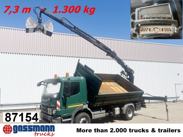 Mercedes-Benz Atego 1624/27 4x2, Heckkran Hiab 099 BS-2 HiDuo, - Istovarivač, Kamion sa dizalicom: slika 1 Mercedes-Benz Atego 1624/27 4x2, Heckkran Hiab 099 BS-2 HiDuo, - Istovarivač, Kamion sa dizalicom: slika 1