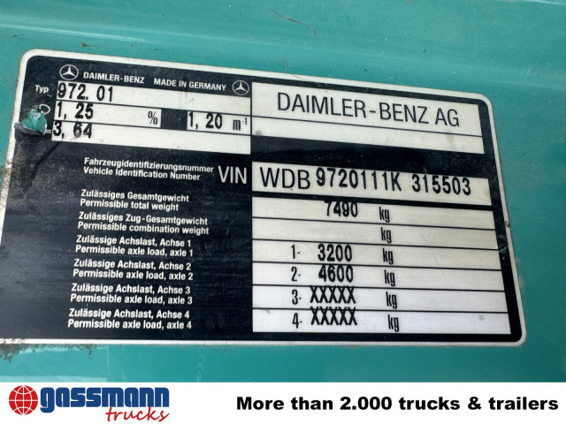 Mercedes-Benz Atego 815 K 4x2, 2x AHK - Istovarivač: slika 3 Mercedes-Benz Atego 815 K 4x2, 2x AHK - Istovarivač: slika 3