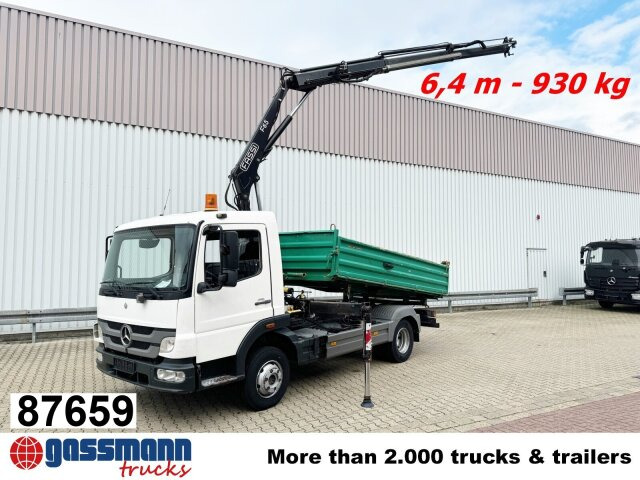 Mercedes-Benz Atego 918 KK 4x2, 2x AHK, Kran Fassi F65 - Istovarivač, Kamion sa dizalicom: slika 1 Mercedes-Benz Atego 918 KK 4x2, 2x AHK, Kran Fassi F65 - Istovarivač, Kamion sa dizalicom: slika 1