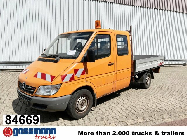 Mercedes-Benz Sprinter 308 4x2 Doka - Dostavno vozilo s ravnom platformom, Dostavno vozilo sa duplom kabinom: slika 1 Mercedes-Benz Sprinter 308 4x2 Doka - Dostavno vozilo s ravnom platformom, Dostavno vozilo sa duplom kabinom: slika 1