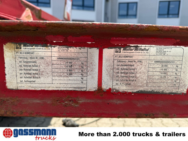 Müller-Mitteltal PT 30,0 Kompakt, verbr. auf 3m - Niska prikolica za prevoz: slika 4 Müller-Mitteltal PT 30,0 Kompakt, verbr. auf 3m - Niska prikolica za prevoz: slika 4
