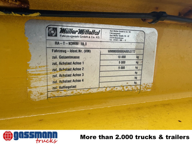 Müller-Mitteltal RA-T-Kombi 18,0 - Abrol/ Autopodizač prikolica: slika 4 Müller-Mitteltal RA-T-Kombi 18,0 - Abrol/ Autopodizač prikolica: slika 4