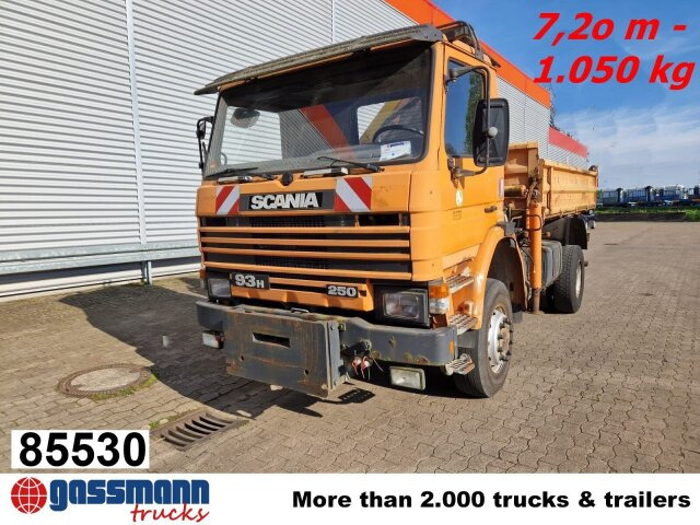 Scania 93H 250 4x4 mit Kran Palfinger PK8000, - Istovarivač, Kamion sa dizalicom: slika 1 Scania 93H 250 4x4 mit Kran Palfinger PK8000, - Istovarivač, Kamion sa dizalicom: slika 1