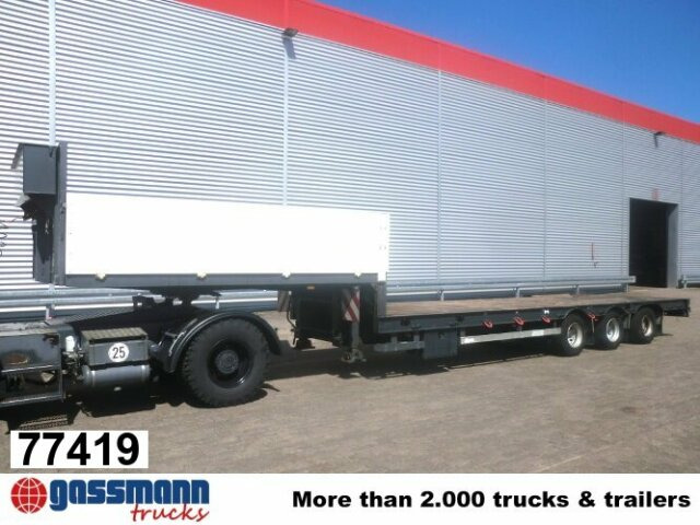 Schwarzmüller STP 3/ZV-N, 3-Achse nachlaufgelenkt, mit 6x - Niska poluprikolica za prevoz: slika 1 Schwarzmüller STP 3/ZV-N, 3-Achse nachlaufgelenkt, mit 6x - Niska poluprikolica za prevoz: slika 1