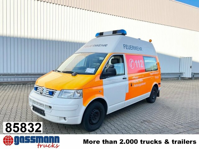 Volkswagen T5 2.5 TDI 4x2, Krankenwagen - Vozilo hitne pomoći: slika 1 Volkswagen T5 2.5 TDI 4x2, Krankenwagen - Vozilo hitne pomoći: slika 1
