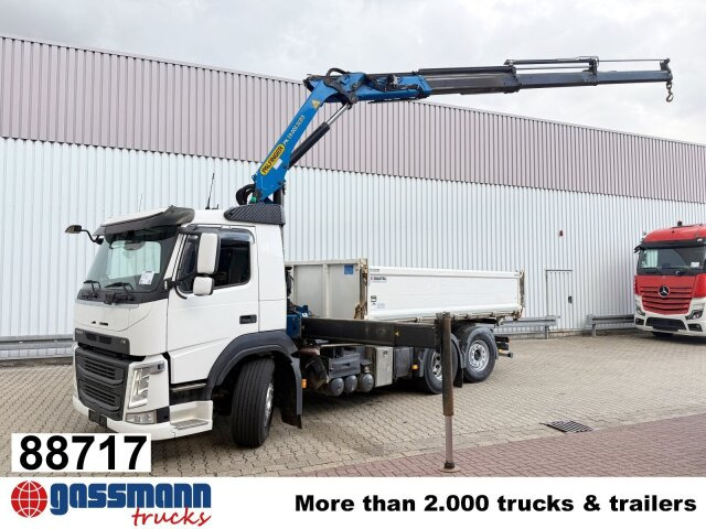 Volvo FM 460 6x2, Lenk-/Liftachse, Alu-Bordwände, - Istovarivač, Kamion sa dizalicom: slika 1 Volvo FM 460 6x2, Lenk-/Liftachse, Alu-Bordwände, - Istovarivač, Kamion sa dizalicom: slika 1