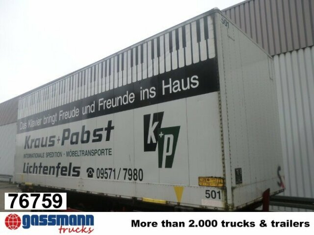 WB Wechselbrücke Koffer, 12x VORHANDEN! - Kamion za prevoz kontejnera/ Kamion sa promenjivim sandukom: slika 1 WB Wechselbrücke Koffer, 12x VORHANDEN! - Kamion za prevoz kontejnera/ Kamion sa promenjivim sandukom: slika 1