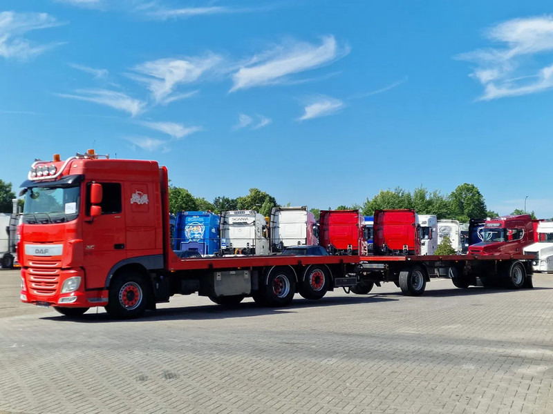DAF XF 410 6x2 SpaceCab - Flatbed - Euro 6 + 2 axle trailer BPW - Kamion sa tovarnim sandukom: slika 3 DAF XF 410 6x2 SpaceCab - Flatbed - Euro 6 + 2 axle trailer BPW - Kamion sa tovarnim sandukom: slika 3