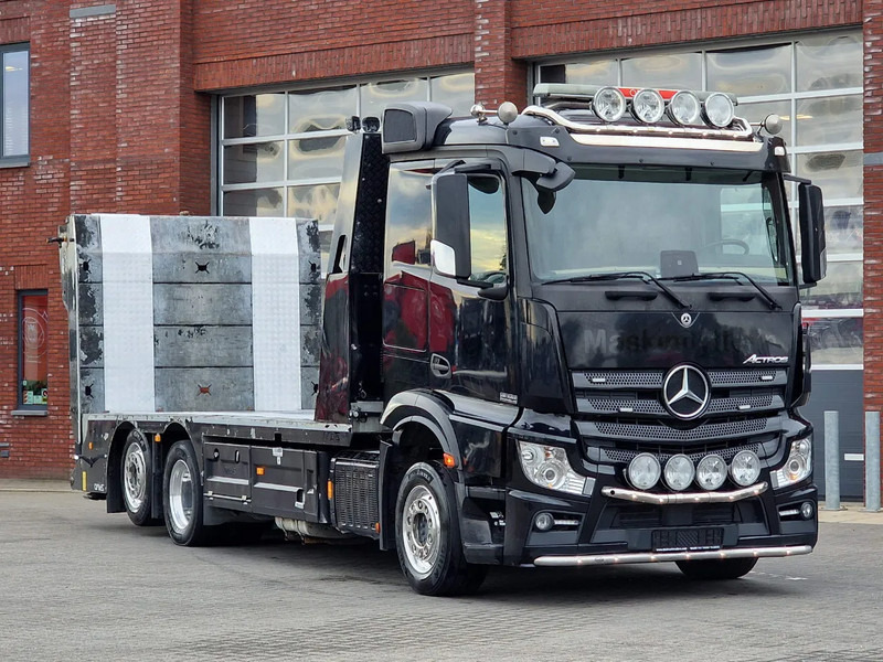 Mercedes-Benz Actros 2553 6x2 - Flabad hydraulic ramps/extension - Winch - Camera - Machine mover - Kamion za prevoz automobila: slika 2 Mercedes-Benz Actros 2553 6x2 - Flabad hydraulic ramps/extension - Winch - Camera - Machine mover - Kamion za prevoz automobila: slika 2