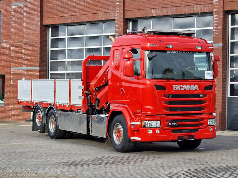 Scania G450 6x2*4 - HMF 2620 K5 Crane with remote - Retarder - Steering axle - Kamion sa dizalicom: slika 2 Scania G450 6x2*4 - HMF 2620 K5 Crane with remote - Retarder - Steering axle - Kamion sa dizalicom: slika 2
