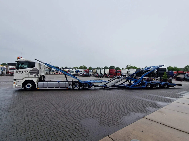 Kamion za prevoz automobila Scania R450 6x2 Trucktransporter GS Meppel + Trailer 2008 - Perfect condition - Retarder: slika 17
