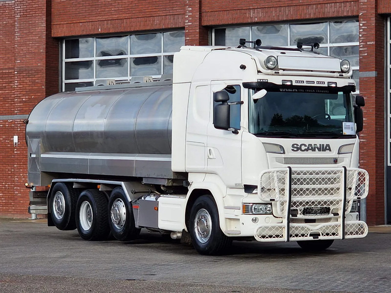 Scania R520 V8 8x2*4 - Tank - 19.000L - 4 compartments - Pump and counter - Retarder - Kamion cisterna: slika 1 Scania R520 V8 8x2*4 - Tank - 19.000L - 4 compartments - Pump and counter - Retarder - Kamion cisterna: slika 1
