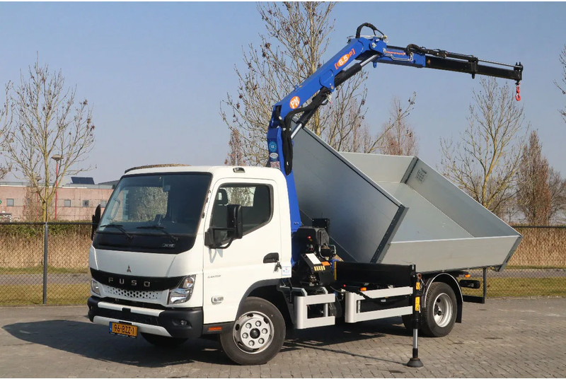 FUSO 7C18 | 4X2 | 3-WAY TIPPER | PM 6.5 KRAN /CRANE - Istovarivač, Kamion sa dizalicom: slika 1 FUSO 7C18 | 4X2 | 3-WAY TIPPER | PM 6.5 KRAN /CRANE - Istovarivač, Kamion sa dizalicom: slika 1